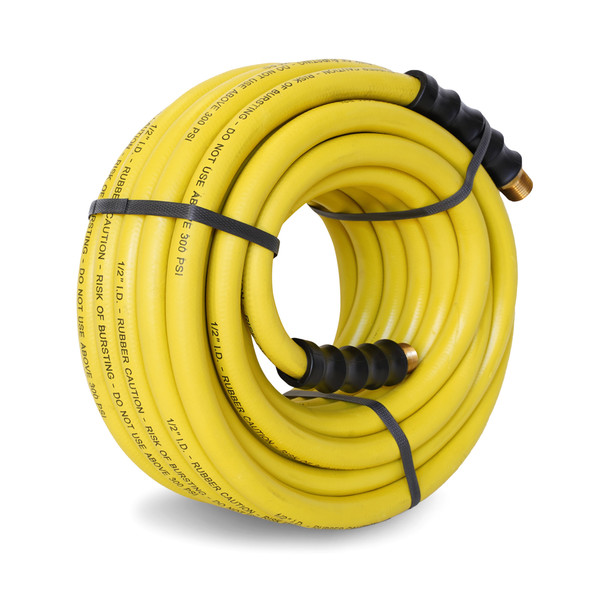 Steelman 50-Foot Long Yellow Rubber 1/2" ID Hose 96846-IND